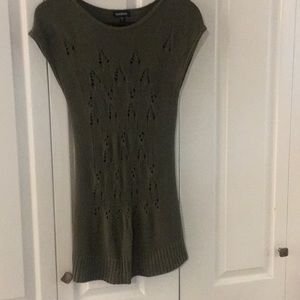 2/$20 Bebe Knitted dress Olive (Small)